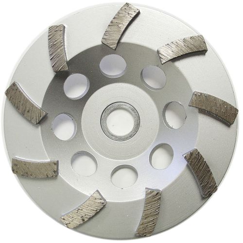 5&#034; Premium Turbo Concrete Diamond Grinding Cup Wheel 9 Segs for Angle Grinder