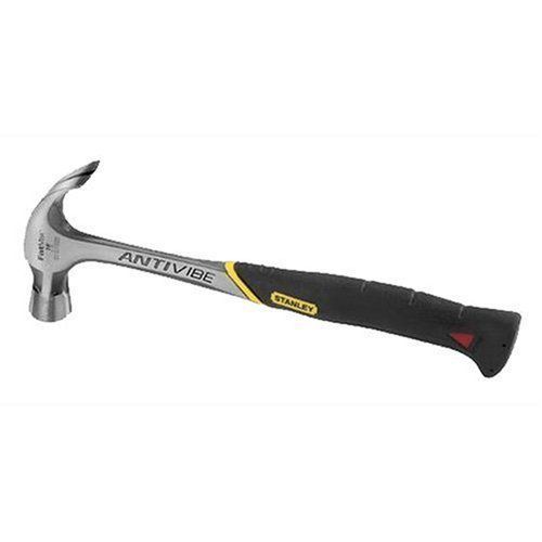 Stanley 51-941 16-Ounce AntiVibe Curved Claw Forged Steel Head and Handle Hammer