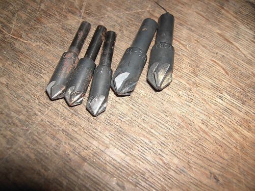 FORD 5 Flute Countersink 1/2&#034; &amp; 3/8&#034; 5pc aircraft A&amp;P