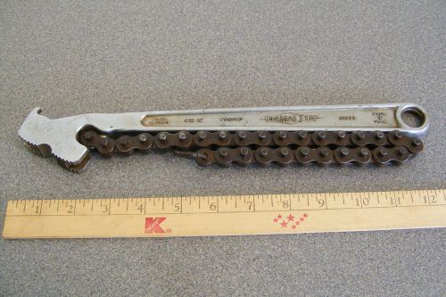 DIAMOND TOOL  CHAIN WRENCH VINTAGE CHAIN WRENCH PLUMBING TOOL
