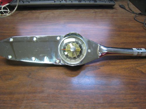SNAP ON TER51FU TORQOMETER 1/2&#034; DRIVE TORQUE WRENCH 0 - 600 IN/LBS USED
