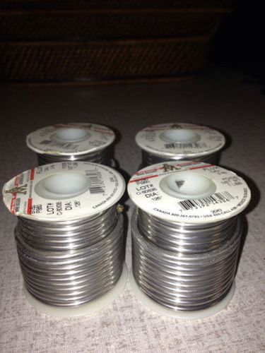 4 one lb. rolls Aim Solder Wire 50/50 .125&#034;  4 lbs total