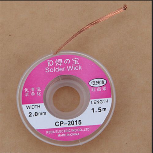 Utility Hot 100% Brand New Useful Desoldering Braid Solder Remover Wick CP-2015