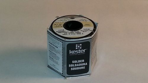 Kester .031inch diameter 63%tin 37%lead no clean solder 24-6337-8800 1lb -new- for sale