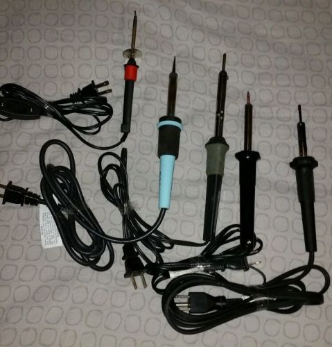 Used soldering irons