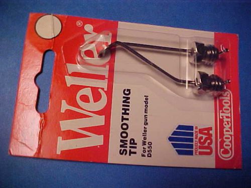 NEW! Weller Soldering Gun SMOOTHING TIP # 6140 with Fastening Nuts - Model D550
