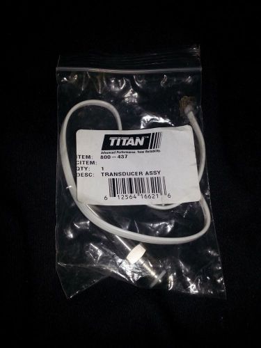 New genuine oem titan 800-437 transducer for sale