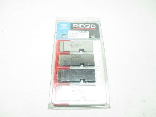 New ridgid 47790 1 - 2 in npt stainless high speed rh universal pipe die d463585 for sale