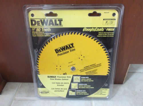 Dewalt 10&#034; 80 tooth precision trim saw blade for sale