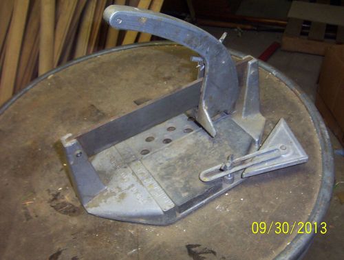 &#034;SUPERIOR&#034; HAND TILE CUTTER/ USED