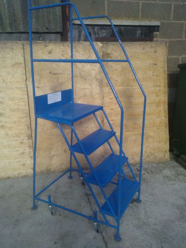 Step  ladders  /  work platform ( on  wheels ) 1020 mm high british made for sale