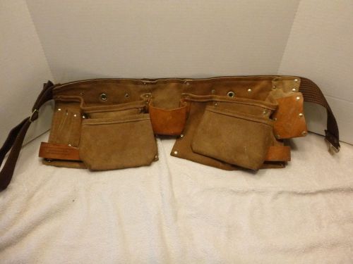 US Military Carpenter&#039;s Surplus Toolbelt Atchison Leather- Never Worn