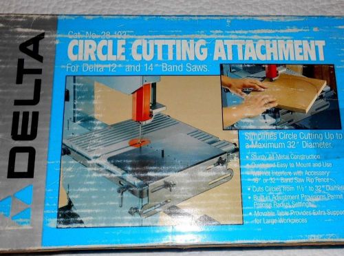 Circle Cutting Attachment for DELTA 12&#034; AND 14&#034; BAND SAWS CAT. 28-193