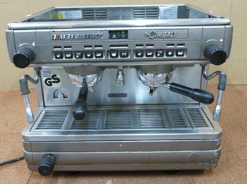 La cimbali m31 bistro two group coffee espresso cappucino machine + grinder for sale