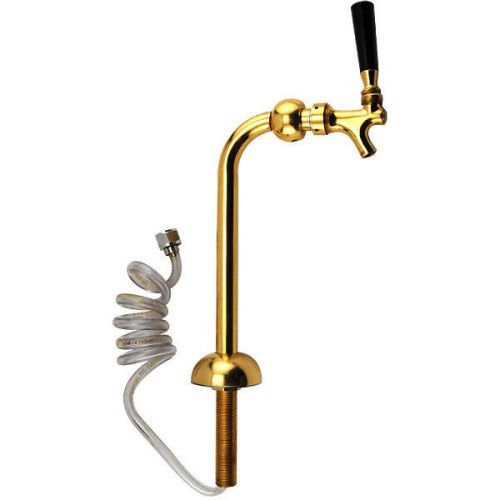 Single Tap Brass Axis Draft Beer Tower - Home Bar Kegerator Keg Faucet System
