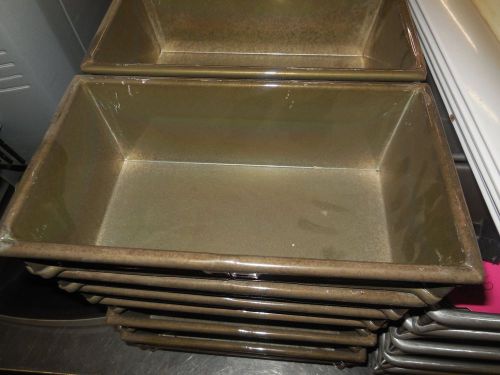 CHICAGO METALLIC FIVE STRAP LOAF PANS, SEMI-NEW