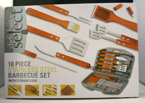 NEW CHEFS BASICS SELECT HW5231 18-Piece BBQ Set New in Case