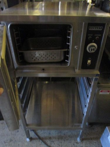 Hobart 2 pan steamer with stand for sale
