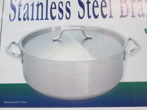 *NEW* Update Commercial 20 Qt. Stainless Steel Brazier w/ Stainless Cover
