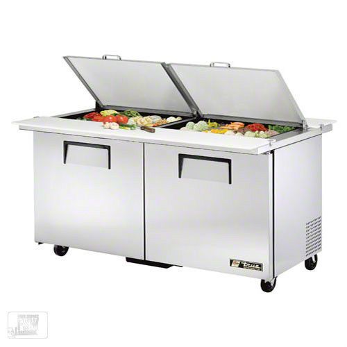 True Mega Top Prep Table, TSSU-60-24M-B-ST, Commercial, Kitchen, Food, New