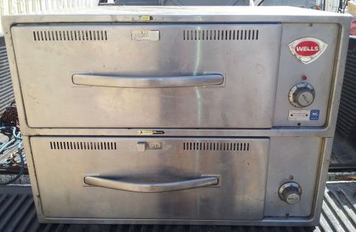 Wells rw-2hd 2-drawer drawer warmer for sale