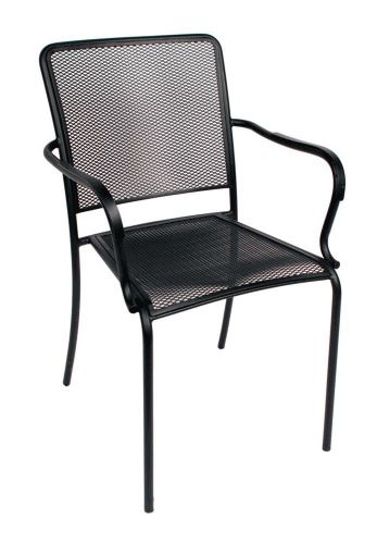New Chesapeake Arm Chair with Galvanized Steel Micro Mesh Seat &amp; Back