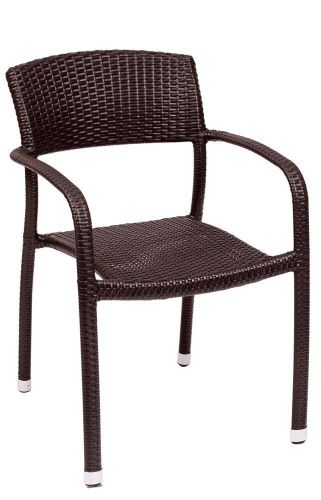 New Regis Outdoor Aluminum / Synthetic Java Wicker Arm Chair