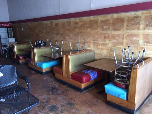 Retro Diner booths And tables - NO RESERVE!