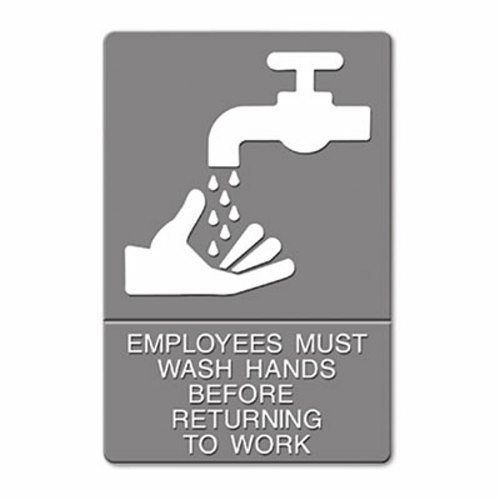 Employees Must Wash Hands ADA Sign (UST 4726)