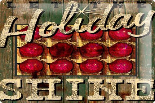 M.A. Allen Retro tin sign metal plate U.S. decoration Christmas holiday nostalgi