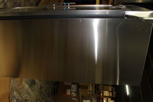 True ts-23fg new with dent on panel reach in freezer glass door #10 for sale