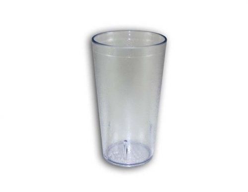 16 oz restaurant tumbler beverage cup, stackable cups, break resistant set of 6 for sale