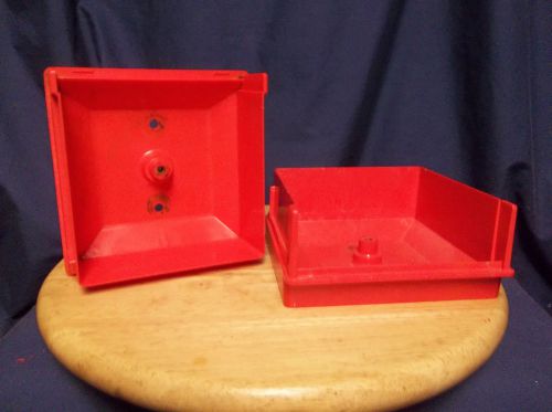 2 Red Nothwestern model 60 &amp; Ashland Gumball Machine Bases/Bottoms