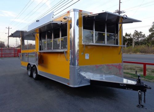 Concession trailer 8.5&#039;x20&#039; yellow - event catering vending food for sale