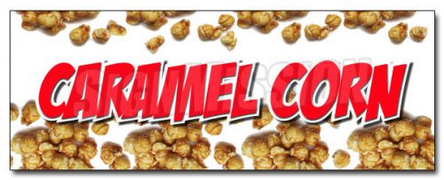 24&#034; CARAMEL CORN DECAL sticker caramel popcorn new pop corn supplies hot