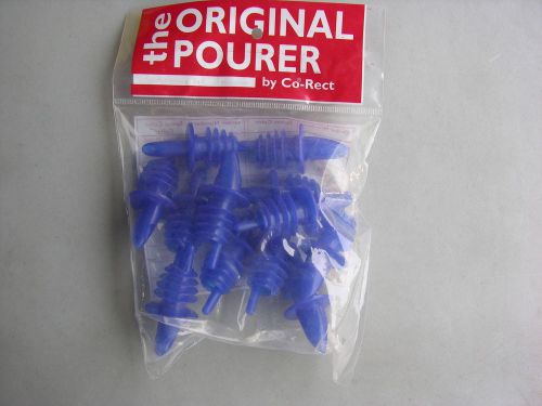 12  POURERS BLUE SNOW CONE/SHAVED ICE FREE SHIPPING US ONLY