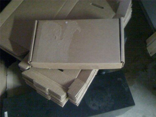 LOT 10 USED FLAT 12&#034;  X 6.6&#034; X 1 1.5&#034; TALL SHIPPING BOXES GREAT FOR ELECTRONICS