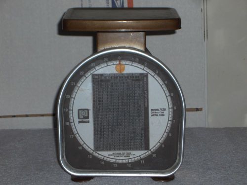 Vintage Working Pelouze Model Y25, 25 Lb Scale Made In USA, Excellent condition