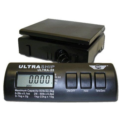 * * new * * ultraship 55 lb. digital postal shipping &amp; kitchen scale for sale