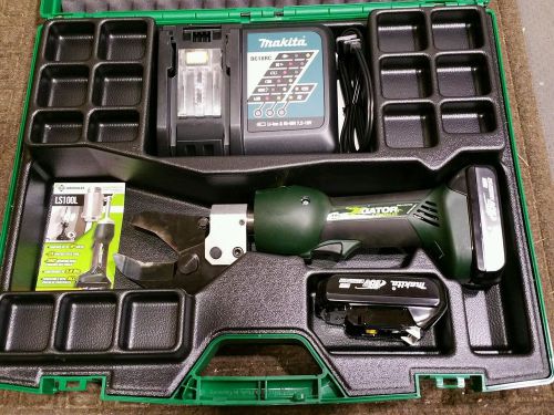 Greenlee es32l11 lightweight scissor style cable cutter kit w/120 volt charger for sale