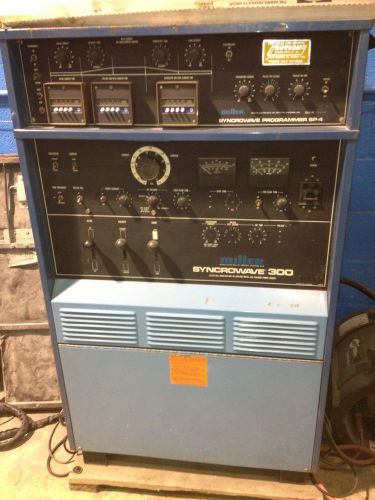 Miller syncrowave 300 with sp-4 programmer for sale