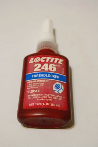 Loctite 246 Threadlocker High Temp Med Strength 50 Ml. Sold as Each