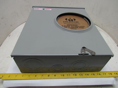Milbank Meters &amp; Mains U1980-0 R1980-0 200 amp Meter Box 4T 600 Volt Electric
