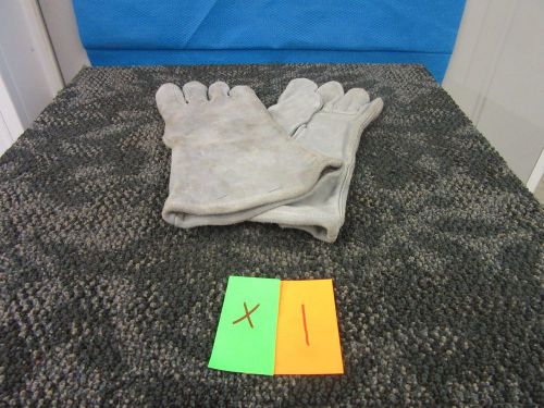 NATIONWIDE MIG TIG WELDING WELDER&#039;S SIZE MEDIUM M PROTECTIVE LEATHER GLOVES NEW