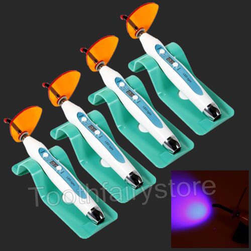 4 Sets New Dental 5W Cordless Wireless LED Curing Light Lamp T5 100% Warranty!