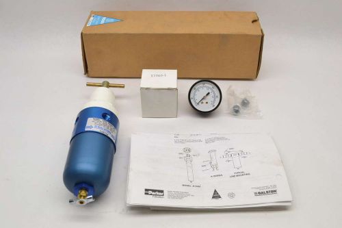 New parker afr-920a-60 balstron air gas in-line 5-60psi filter-regulator b488961 for sale