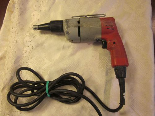 Milwaukee 6760-1 drywall screwdriver screw shooter 5 amp no reserve for sale
