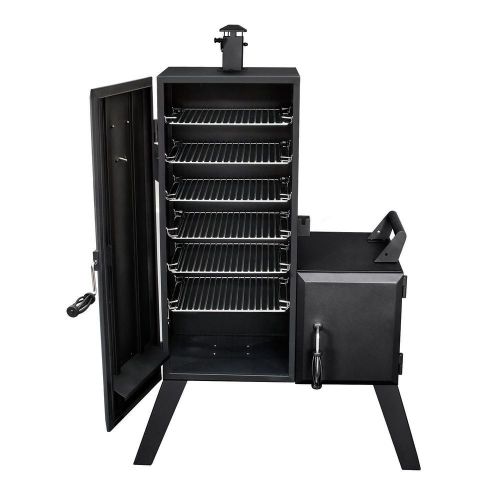 New Vertical Charcoal Offset Wood Smoker Outdoor Cooking Grill BBQ Patio Deck