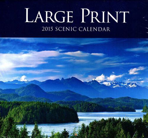 Large Print 2015 Scenic Calendar - 12x11 - v3