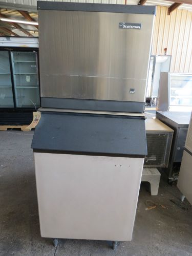 Used scotsman  500 lb.water-cooled  ice cuber with 550 lb. storage bin 120 volt for sale